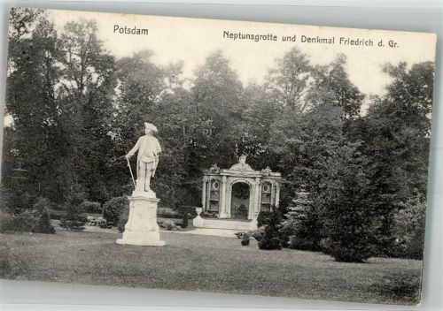 Potsdam Schloss Sanssouci Denkmal u. Neptunsgrotte