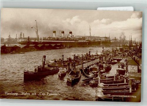 Hamburg Hafen Dampfer Cap Polonio