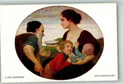 Menschenliebe Wohlfahrtskarte für notleidende Kinder