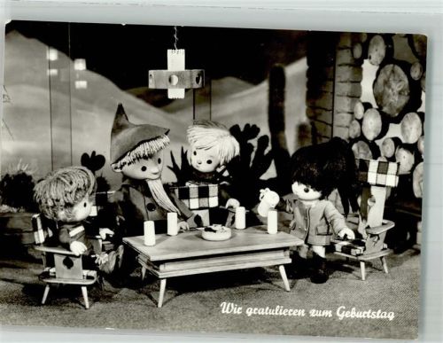 Das Sandmännchen zu Besuch Geburtstag Fernsehen der DDR Fotograf Gisela Krzywinski