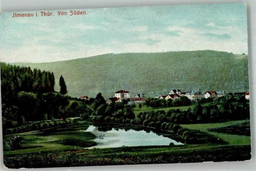 Ilmenau 1929 Panorama des Ortes