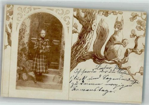 1902 Portrait eines Mädchens im Sonntagsstaat