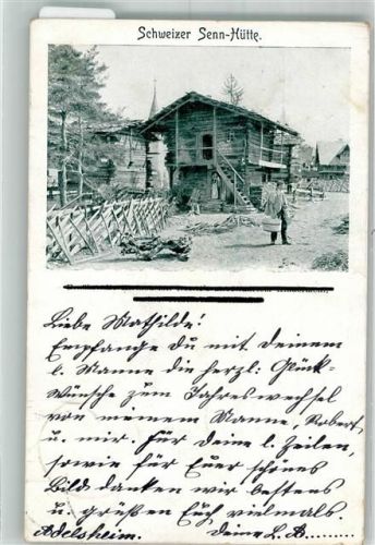 1899 Schweizer Senn-Hütte