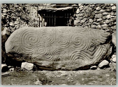 Schwellenstein New Grange Meath Irland No. IV/1 Fotograf Karl Hublow Konstanz