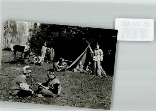 Fischhausen Kinderheim Schlichter Indianerspiel im Garten