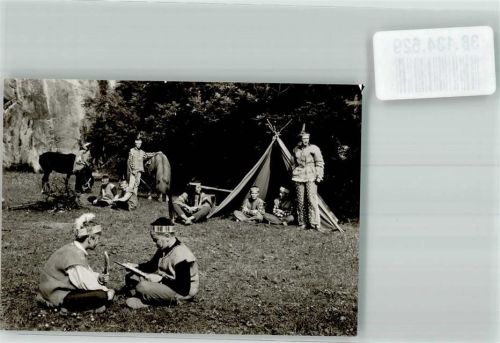 Fischhausen Kinderheim Schlichter Indianerspiel im Garten