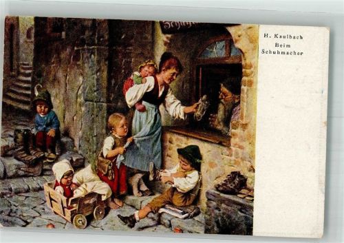 1919 Beim Schuhmacher Maschinenstempel