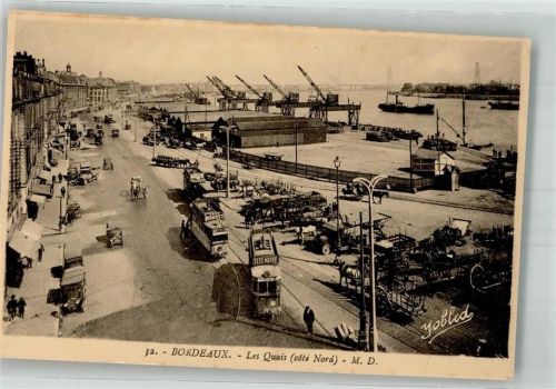 Bordeaux LKW Hafen Straßenbahn Les Quais