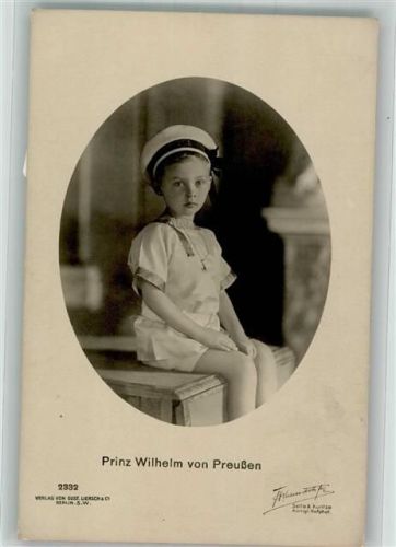 Der Prinz als Kleinkind Fotograf Selle & Kuntze Verlag Gustav Liersch 2332