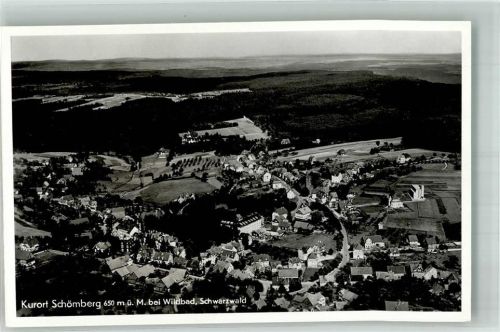Schömberg Fliegeraufnahme Bei Wildbad Feigeg. d. R.L.M. Nr. 11608 UB/eF 23