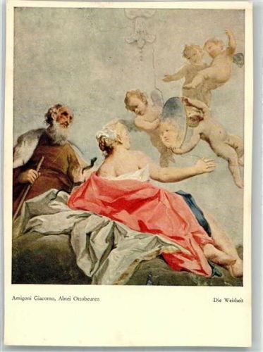 Ottobeuren Gemälde Die Weisheit sign. Giacomo Abtei