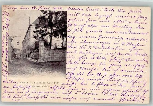 Flavigny-sur-Ozerain 1902 Fabrik Anis