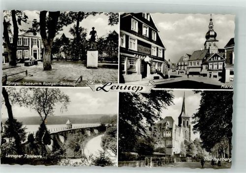 Lennep Röntgenmuseum und Denkmal Marktplatz Talsperre