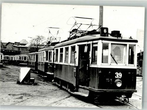 Historischer Straßenbahntriebwagen