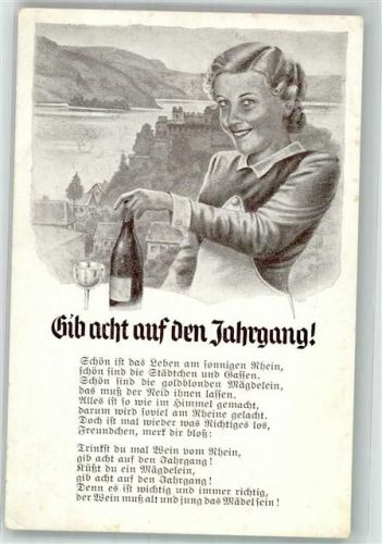 WK II Gib acht auf den Jahrgang Frau