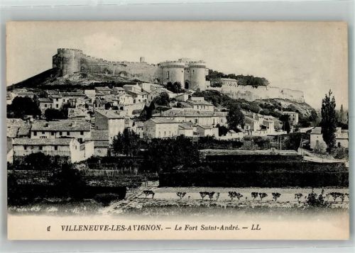 30400 Villeneuve-les-Avignon Foto AK Burg Fort Saint-André
