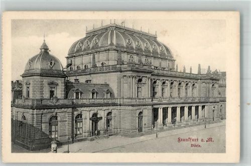Frankfurt Litfaßsäule Börse