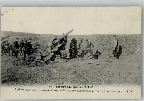 Thann Französische 120 er Langbatterie Elsass