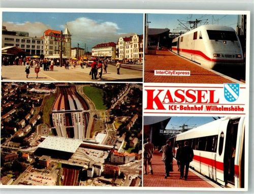Kassel Bahnhof Wilhelmshöhe Fliegeraufnahme