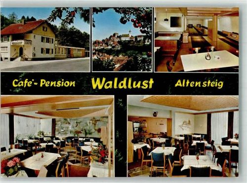 Altensteig Gasthaus Cafe Pension Waldlust Kegelbahn