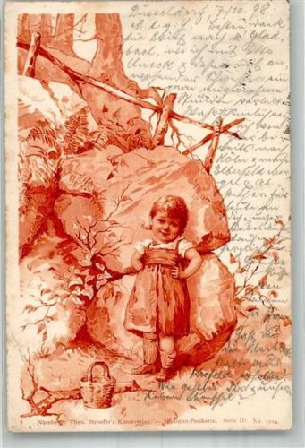 1898 Kind Monotint Postkarte Serie III. No. 5194