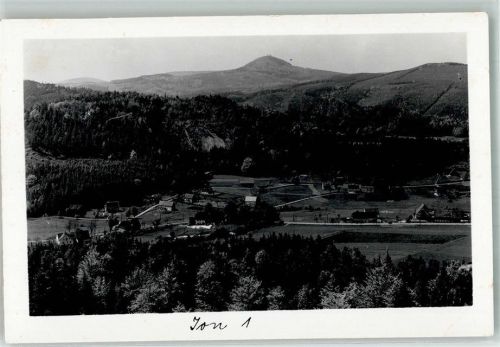 Kurort Jonsdorf Panorama des Ortes Foto Original aus Archiv eines Ansichtskartenverlags Ort handschriftlich Ort handschriftlich