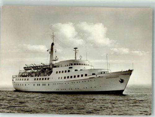 M.S. Bremerhaven Deutsche Schiffspost Bremer Helgoland Dienst