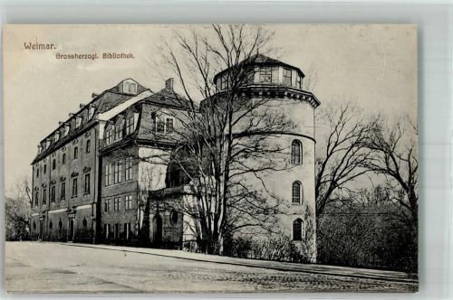 Weimar Großherzogliche Bibliothek Fotograf Schulte
