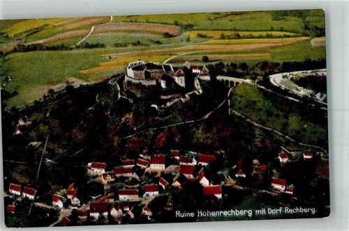 Rechberg Fliegeraufnahme Ruine Hohenrechberg