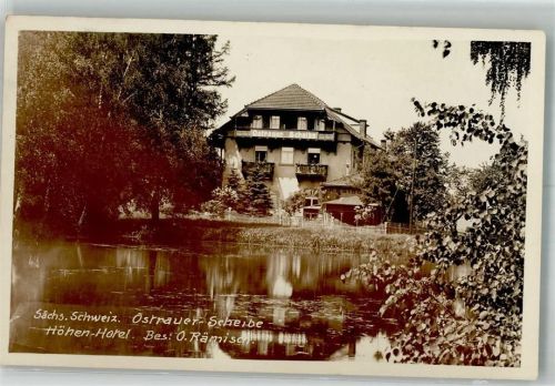 Bad Schandau Höhenhotel Ostrauer Scheibe