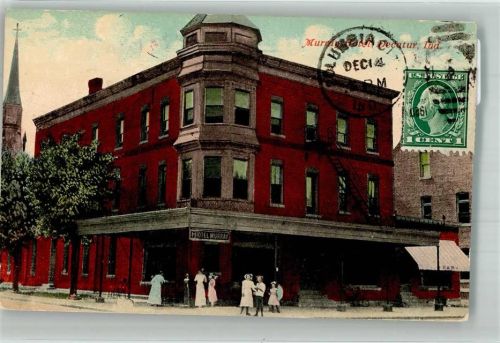 Indianapolis 1930 Columbia City Hotel Murray Briefmarke Bildseite