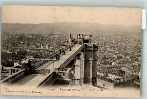 Marseille Panorama pris de N.D. le la Garde