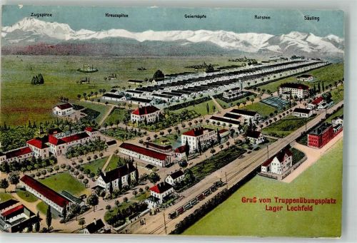Lager Lechfeld 1914 Truppenübungsplatz