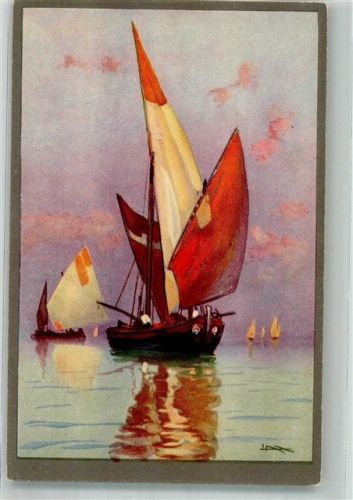 Segelboote auf dem Wasser im Sonnenuntergang degrami 655