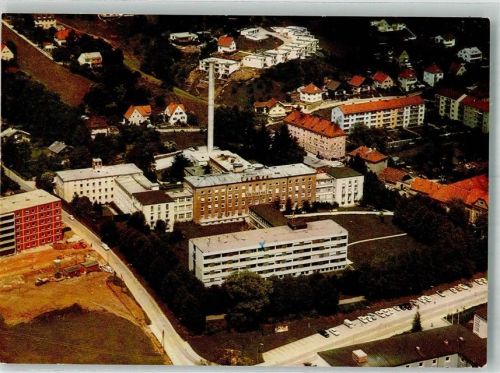 Passau Fliegeraufnahme vom Städtischen Krankenhaus