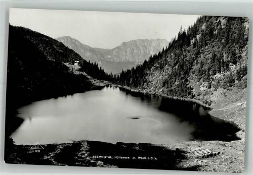 Hans Wödl Hütte 1933 Hüttensee Seewigtal
