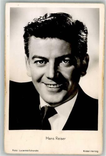Portrait des Schauspielers Hans Reiser Fotograf Schorcht