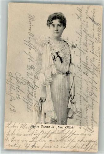 1903 Portrait von Agnes Sorma in Das Glück