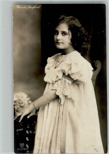 1906 Portrait von Wanda Radford GG & Co. Serie 275/8 Maschinenstempel