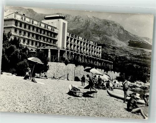 Makarska 1965 Schwimmbad Hotel Tucepi