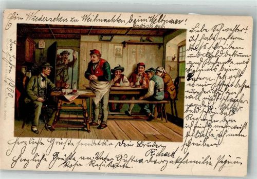 1900 Verlag Max Herschel Nachf. Gasthaus Wein