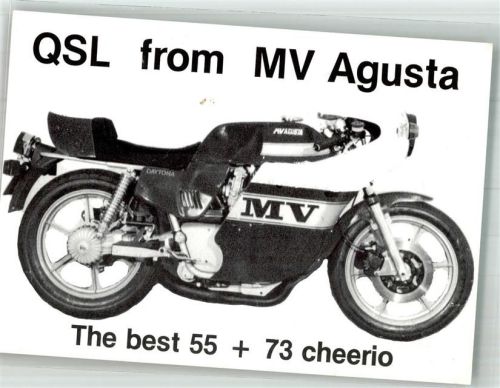 Weilheim Eine MV Agusta Daytona QSL-Karte