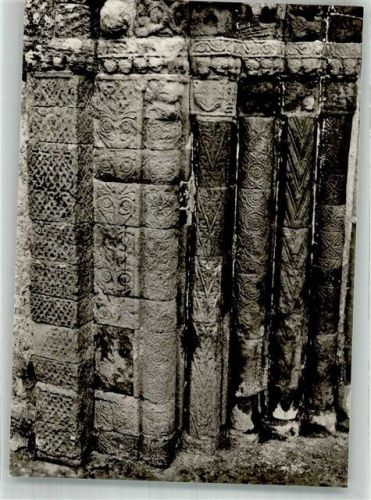 Galway Frühchristliche Steine I Portalsäulen links der Kirche in Clonfert No. IX/2 Fotograf Karl Hublow Konstanz