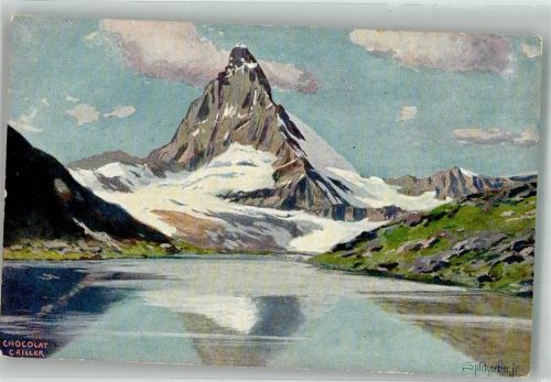 Werbung F.L. Cailler's Milch-Schokolade Das Matterhorn