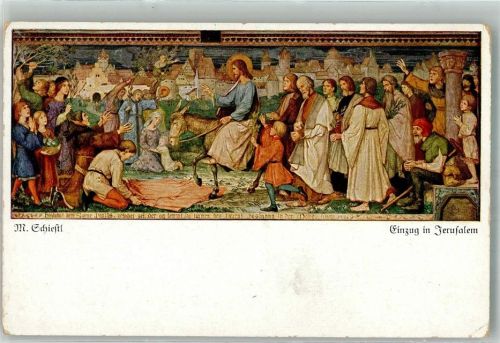 Jesus auf Esel bei Einzug in Jerusalem Verlag Wiechmann Nr. 6122