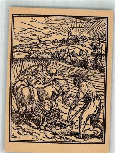 sign. Holbein Hans d. J. Tod u. Ackersmann