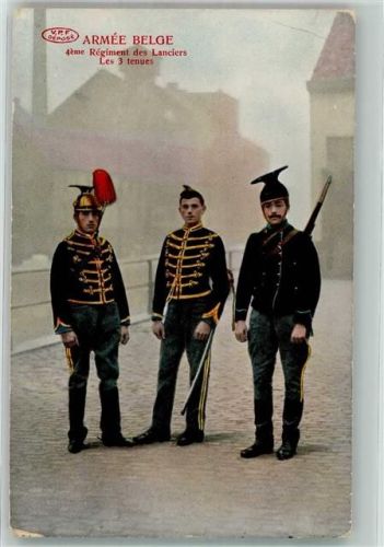 1914 Soldaten in der Uniform des 4. Ulanen Regimentes Feldpost WK I Landsturm Inf.-Batl. Straubing