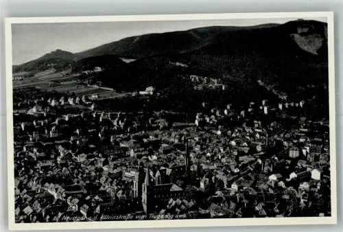 Neustadt 1938 Fliegeraufnahme des Ortes mit der Stiftskirche