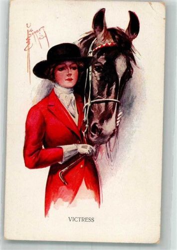 1915 Victress Reiterin m. Pferd