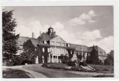 Mühlhausen Mühlhausen mit Landeskrankenhaus Pfafferode, Verwaltungsgebäude ungelaufen kleiner Knick oben links, sonst gut erhalten.